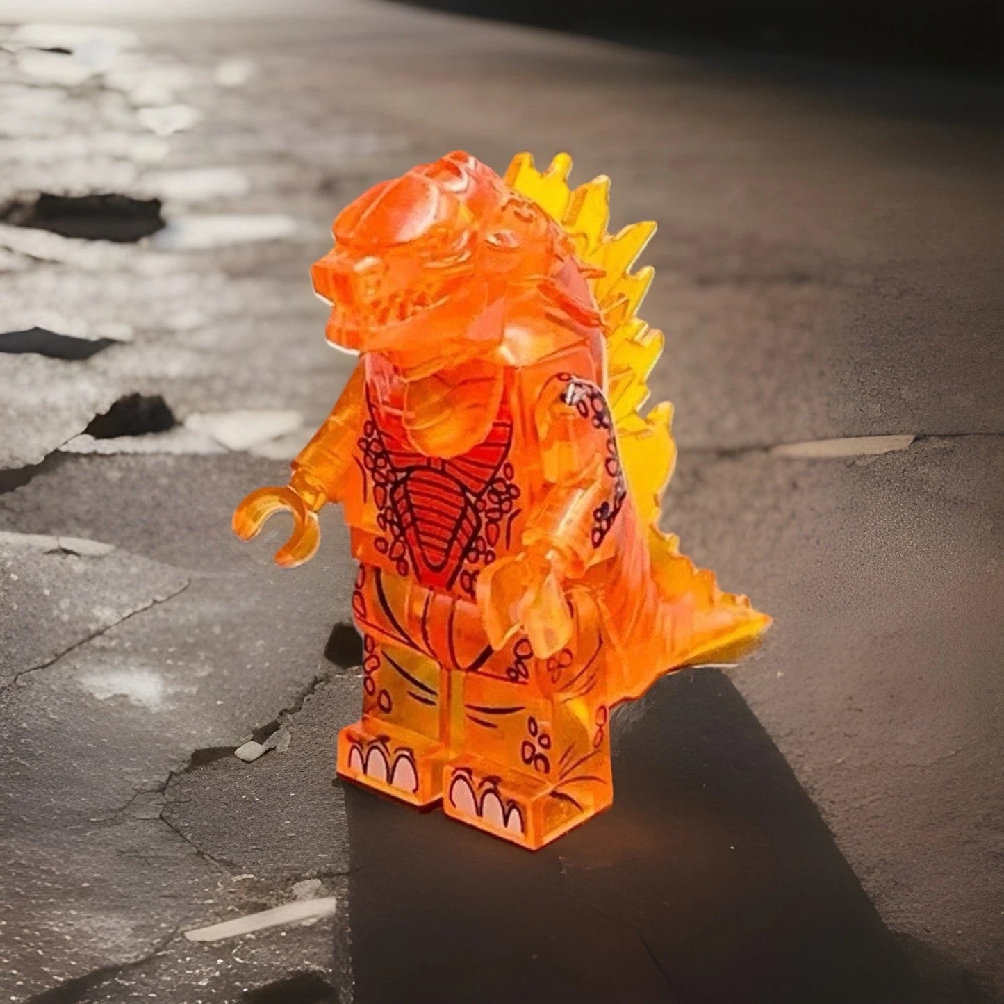 #0628 - Godzilla (Transparent Orange)