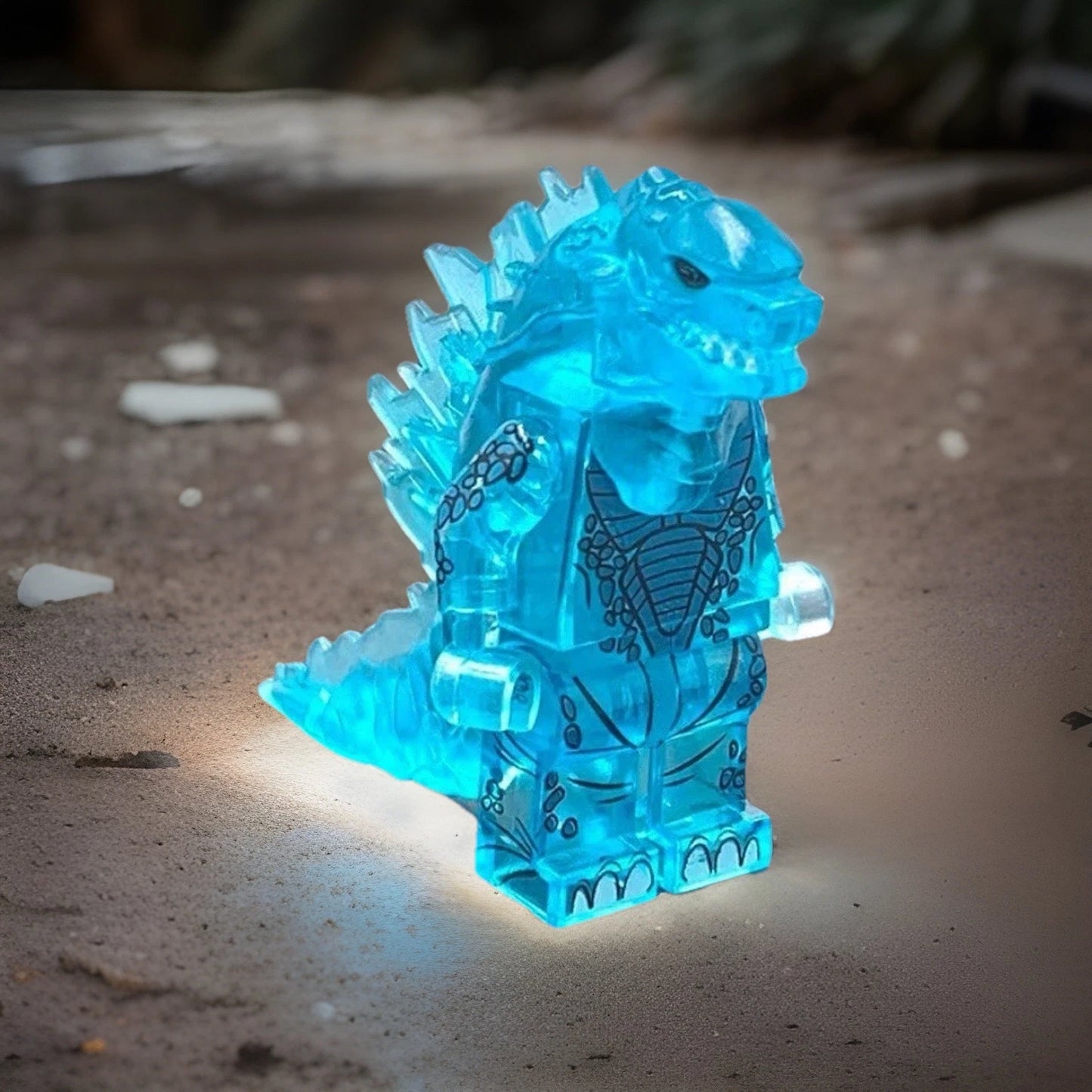 #0627 - Godzilla (Transparent Blue)