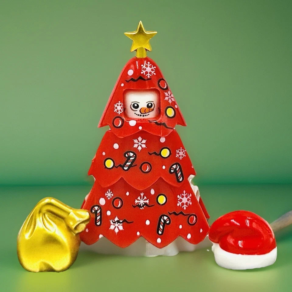 #0940 - Snowman w/ Christmas Tree Set