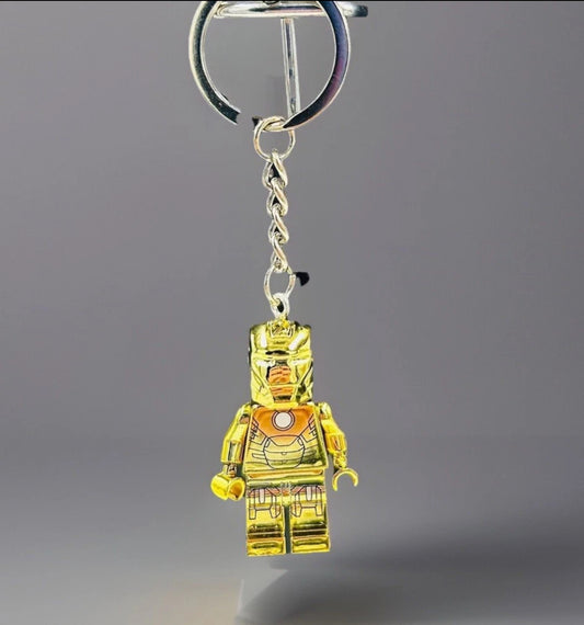 #0077-KC - Iron Man (Chrome Suit) Keychain