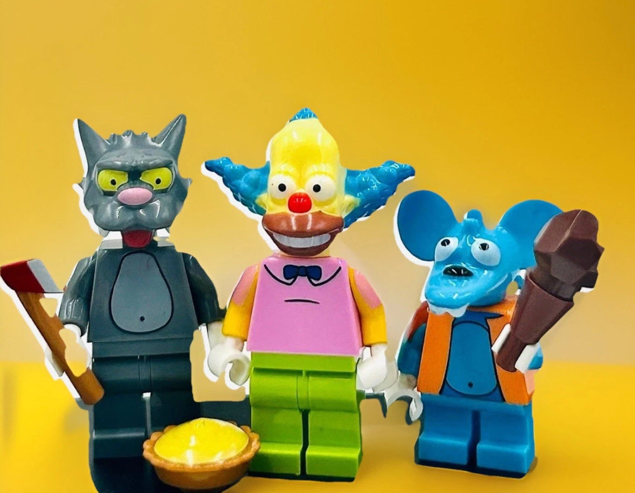 #0662, #0663 & #0664 - Krusty The Clown  W/ Itchy & Scratchy