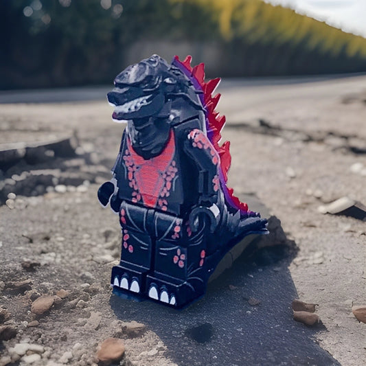 #0643 - Godzilla (Black / Purple / Red)