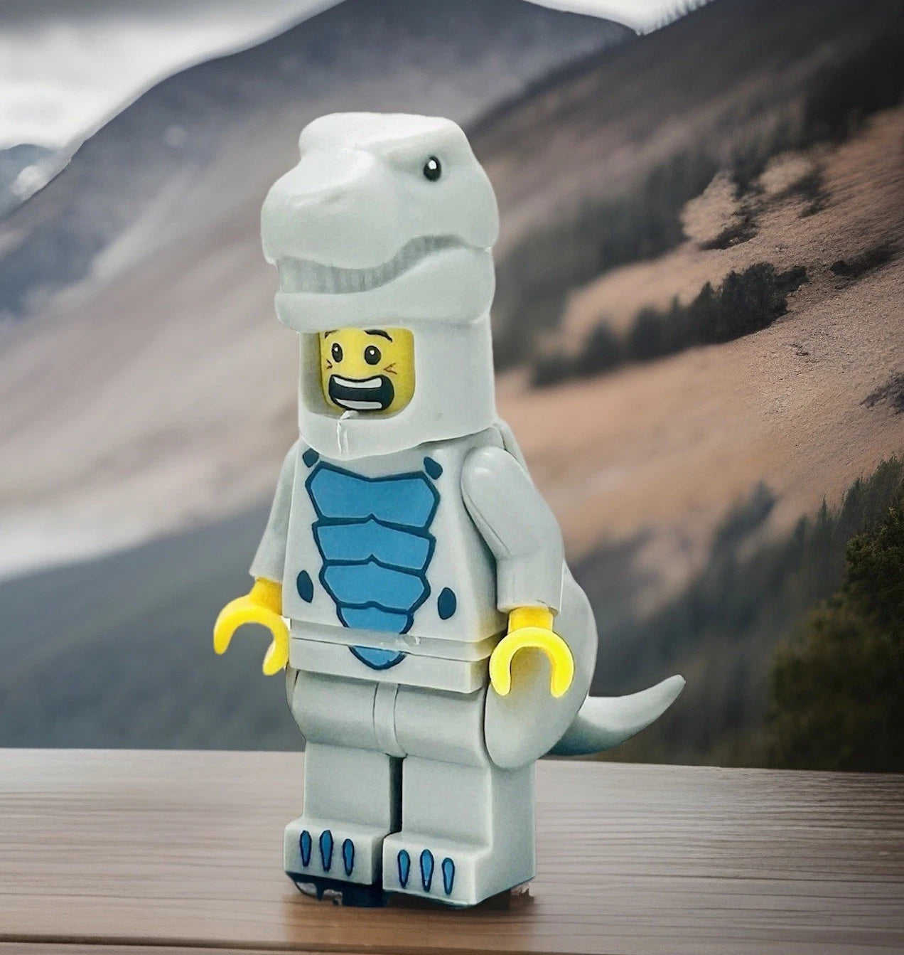 #0542 - Gray T-Rex Suit