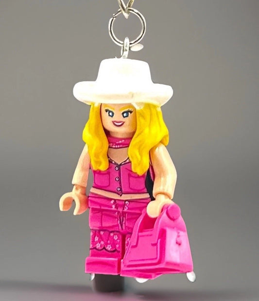 #1070-KC - Cowgirl Barbie Keychain