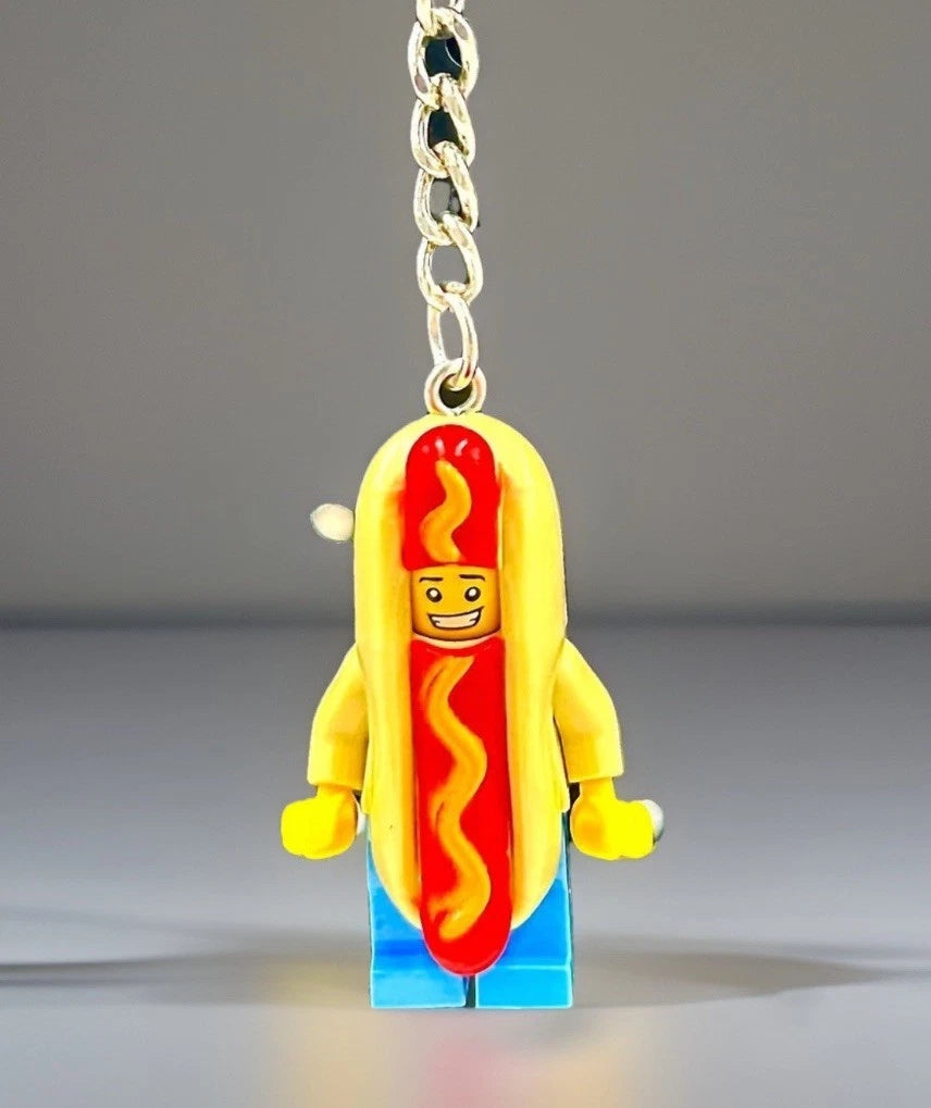 #0560-KC - Hotdog Suit Guy Keychain
