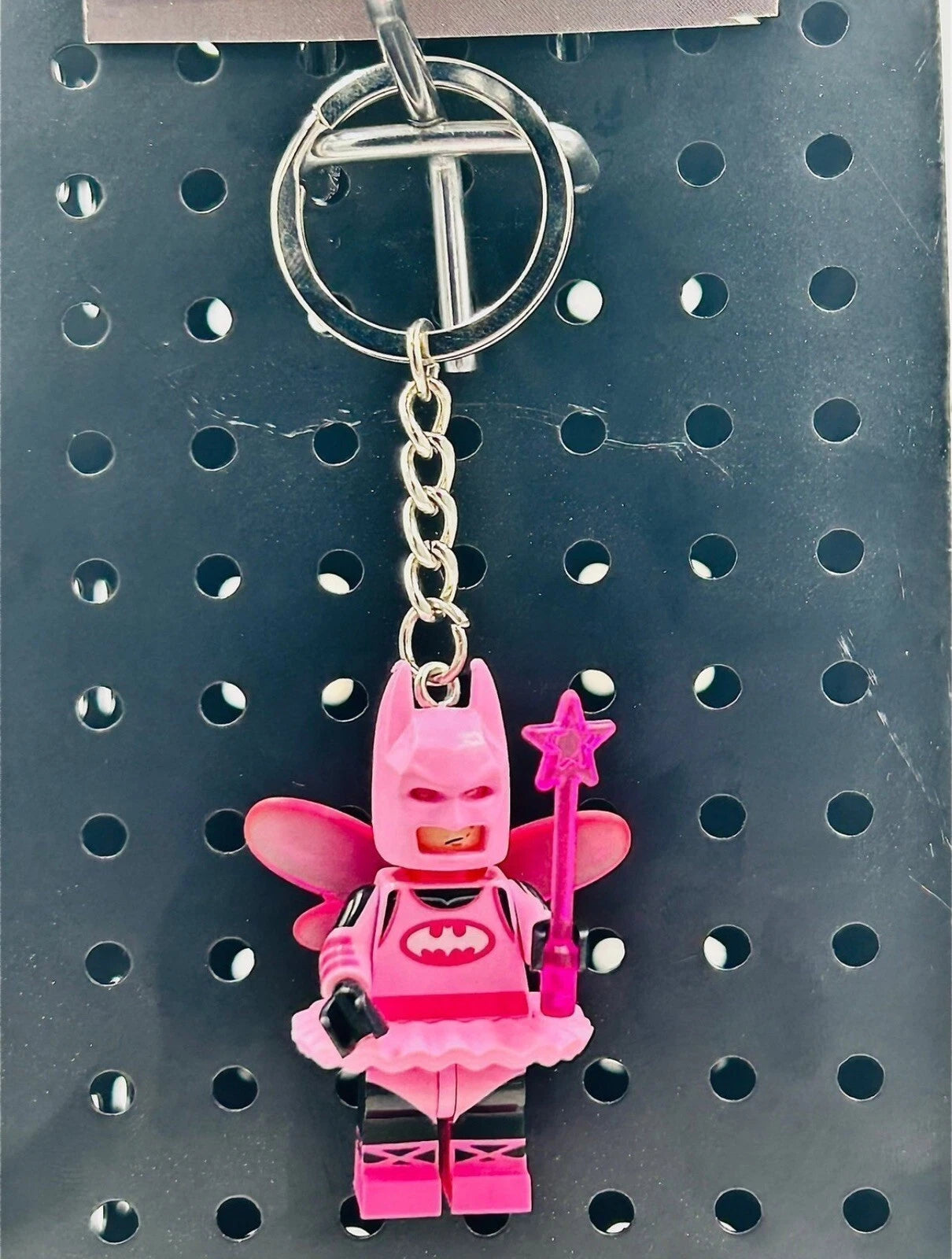 #0021-KC - Pink Fairy Batman Keychain