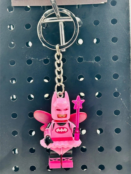 #0021-KC - Pink Fairy Batman Keychain
